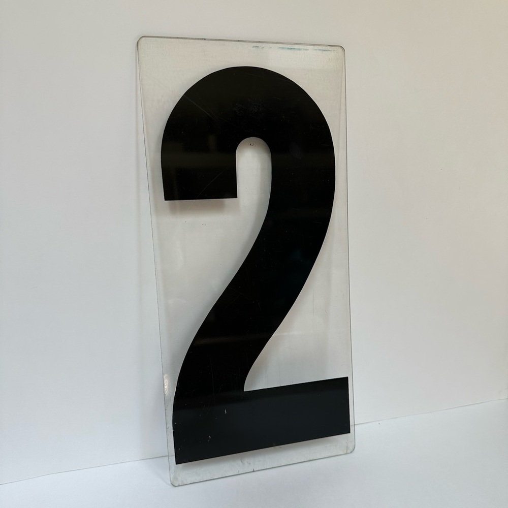 Vintage Plexiglass Gas Station Number 2